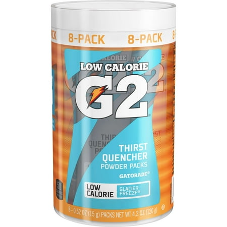 G2 Drink Mix, Glacier Freeze, .52 Oz, 8 Packets, 1 Count