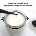 thumbnail image 3 of Candle Wick Dipper Hook, Rust  Extinguish Candle Wick Tool Stainless Steel  For Daily Use, 3 of 8