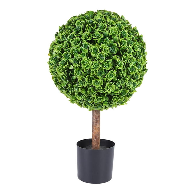 Artificial Bonsai Tree Height 24in Desk Floor Fake Plants Potted Tree Plants for Design D