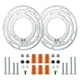 thumbnail image 4 of 2 soportes de montaje para luminarias, placa transversal universal de 4 pulgadas de diámetro con tornillo para candelabros cerca de la luz del techo, 4 of 8