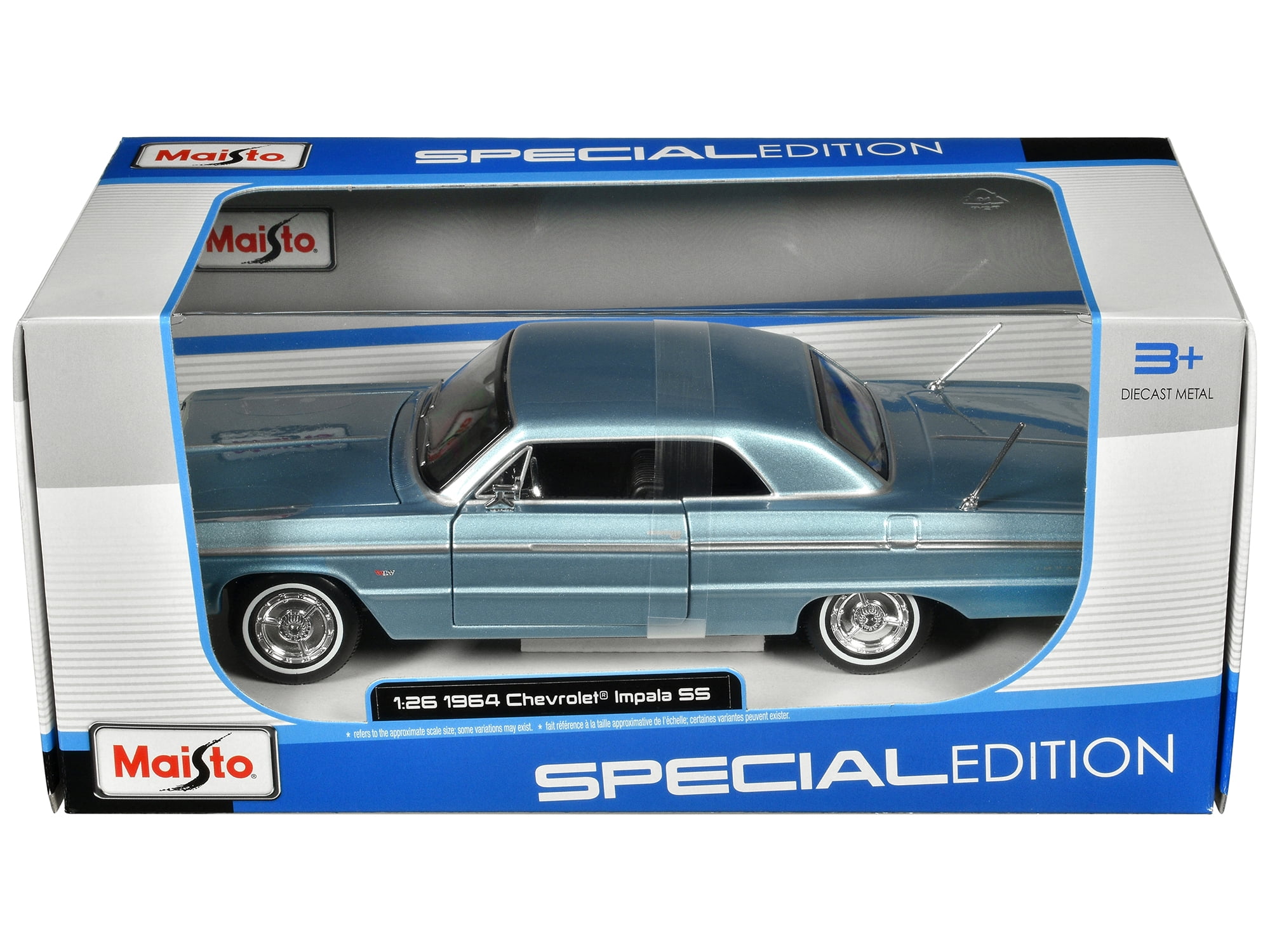1/18 1964 Chevrolet Impala SS Hardtop Black 1998 ERTL