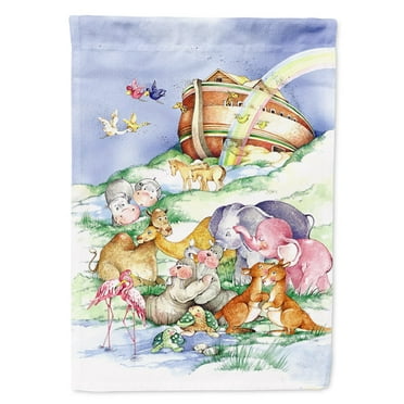 Carolines Treasures APH0229GF Noahs Ark  Flag Garden Size  Small multicolor