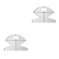 thumbnail image 4 of Billuyoard Plantilla de bolsas transparentes para galletas, regla de costura de retales, herramienta de tela DIY antideslizante, regalo de cumpleaños para Type1 NO1 Billuyoard CBP182234, 4 of 6