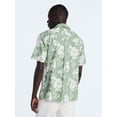 thumbnail image 5 of Free Assembly Men's Floral Cotton Camp Shirt with Short Sleeves, Sizes S-3XL, 5 of 6