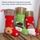 thumbnail image 5 of Monstrate Calcetín de Navidad colgante árbol de Navidad chimenea regalos bolsa caramelo calcetín comedor Bar Café decoración colgantes para muñeco de Type3 NO3 Monstrate HA065363-02, 5 of 6