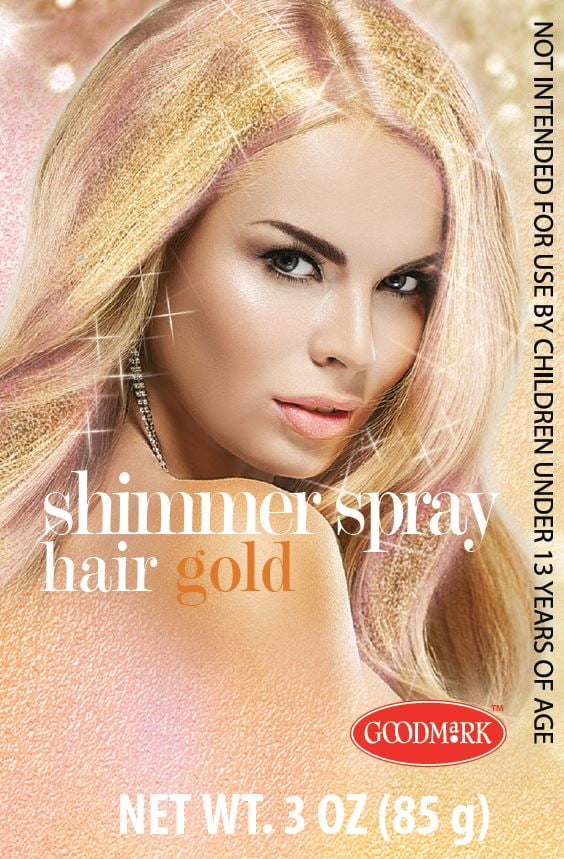 Shimmer Spray, Gold, 3 oz, by Goodmark