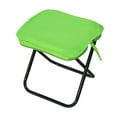 thumbnail image 2 of Taburete de campamento taburete plegable portátil compacto para concierto de viaje de jardinería Verde, 2 of 8