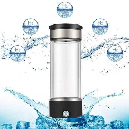 

100Fens Portable Hydrogen Water Generator Technology Rechargeable Portable Glass Hydrogen Water Generator Bottle 350ml