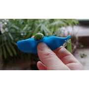 Angle View: VISgogo Peanut Shaped Decompression Toy, Stress Relief Squeezing Fidget Game