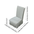 thumbnail image 3 of Hmgxay Chair Covers, Stretchable Dining Chair Slipcovers for Ultimate Protection, Universal Stool Cushions for Easy Maintenance, Durable and Soft Chair Protectors for Everyday Use(Gray), 3 of 6