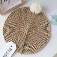 thumbnail image 2 of Ramo de flores artificiales con forma de bola de crisantemo, 10 unidades, regalo para personas importantes, gloriosa moral para el hogar y la boda, 2 of 6