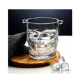 thumbnail image 4 of Hielera De Cristal Skull Rock Style Calavera 15 Cm Alto Pinz Genérica Skull Bottle, 4 of 6