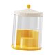 thumbnail image 2 of Expositor de muñecas transparente a prueba de polvo para coleccionables, modelo de casa de muñecas Amarillo, 2 of 9