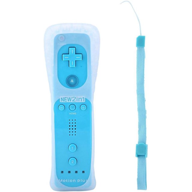 Somatosensory Game Handle, Gamepad Built in Accelerator Controller for Wii WiiU(Blue) (Blue)
