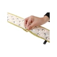 thumbnail image 4 of INSPIRE CHIC Women's Floral Printed Scarves, Flowers Skinny Long Satin Silky Ribbon Hairband Headscarf Neckerchief 37.4x3.5" Beige/Yellow Green, 4 of 6