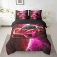 thumbnail image 2 of Erosebridal Speed Sports Car Bed in a Bag Full size 7 Pieces , Lightning Bed Set, Microfiber, 2 of 5