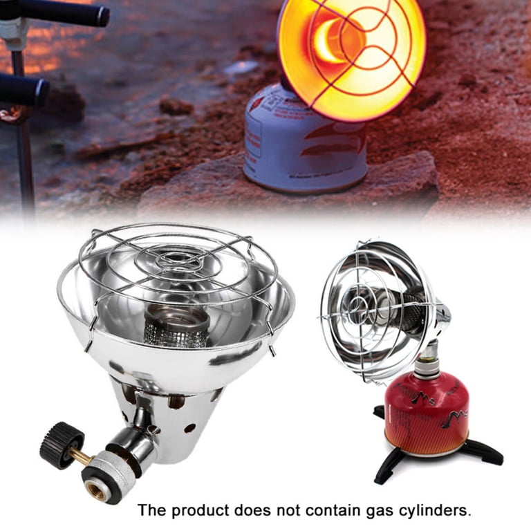 SANWOOD Without Electric Lighter Outdoor Camping Portable Propane Butane  Gas Heater Tent Heating Stove with Stand - Walmart.com