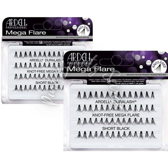 Ardell - Individual - MegaFlare - Knot-Free - Short x 2