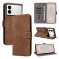 thumbnail image 5 of Phone Wallet Case for Samsung Galaxy S26 Edge with Stand - Leather Folio Cover & Card Slots Brown, 5 of 5