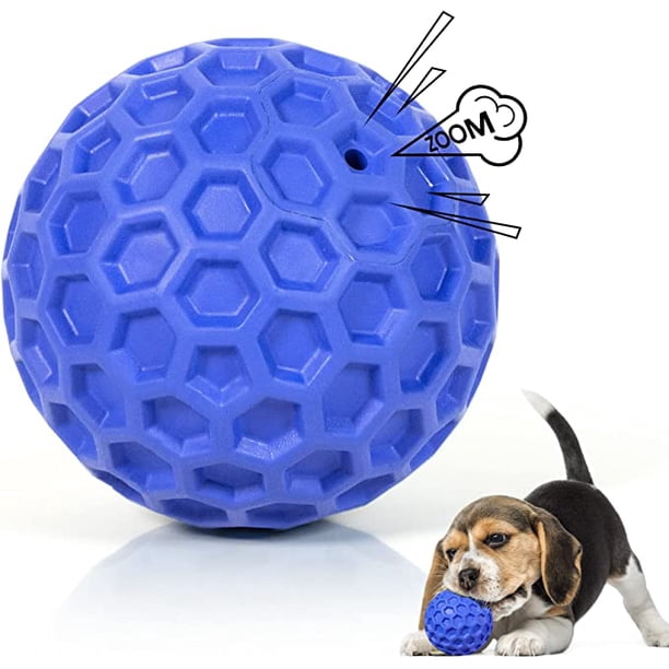 Juguetes interactivos para perros con pelota para perros medianos, alivio de la ansiedad, juguetes para perros pequeños para limpieza de dientes de perros, juguetes para perros al aire libre, los mej JAMW Sencillez