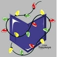 thumbnail image 2 of Men's Marvel Hawkeye Arrow Icon Christmas Lights  Graphic Tee Athletic Heather Small, 2 of 5