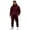 U8-Wine, variant on Nokdvo Jogging Suits 2 Piece Set for Men Long Sleeve Sweatsuits Sets with Pockets Solid Color Hoodies Sweatsuit Sets Baggy Athletic Training Fashion Casual Hooded Outfit,Yellow L