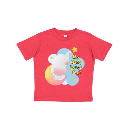 

Inktastic My Nana Loves Me Gift Toddler Boy or Toddler Girl T-Shirt