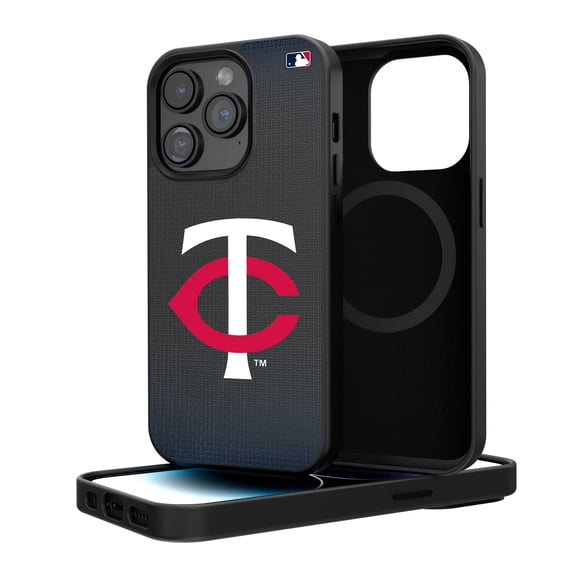 Minnesota Twins Linen Logo iPhone Magnetic Bump Case
