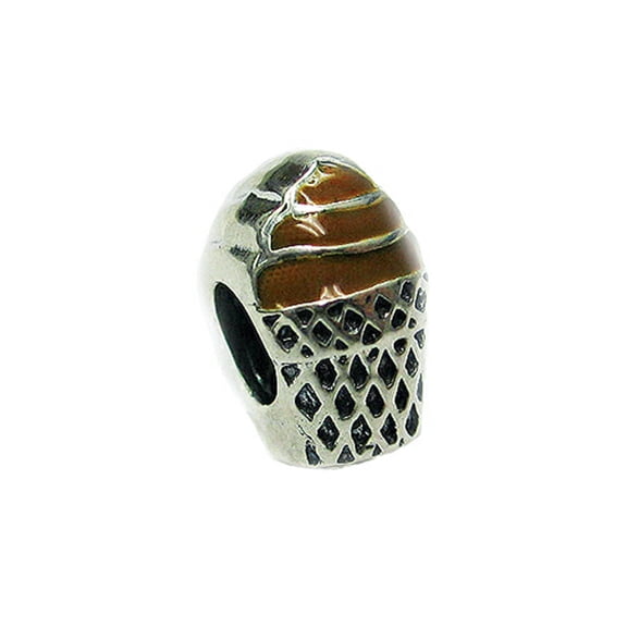 Zable� Sterling Silver Ice Cream Cone Bead / Charm