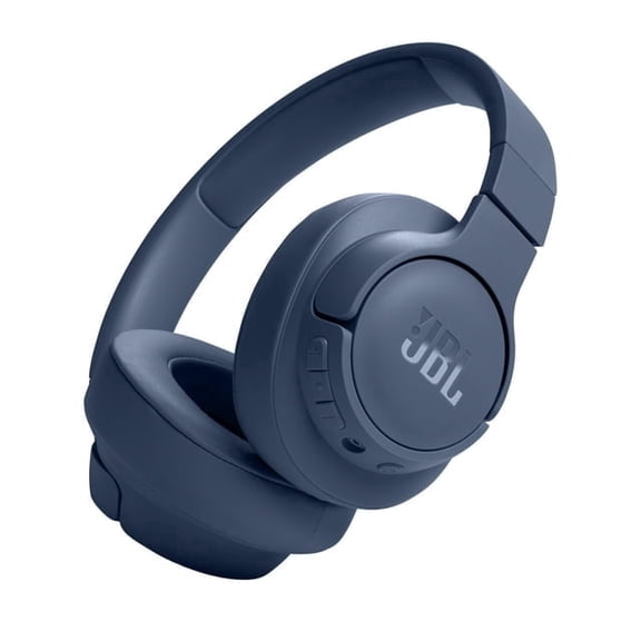 JBL Tune 720BT Wireless Over-Ear Headphones with JBL Pure Bass Sound – Blue (No Manufacturer Warranty)