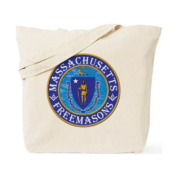 CafePress - Massachusetts Masons Tote Bag - Unisex Canvas Tote Bag, Beige, 1-Piece