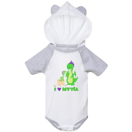 

Inktastic I Love My Tía Gift Baby Boy or Baby Girl Bodysuit