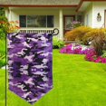 thumbnail image 2 of Purple Camouflage Garden Flag Double Sided Small Flag Yard Home Decorative Flags Banner 12.5 x 18 Inch Sharp Corner, 2 of 7
