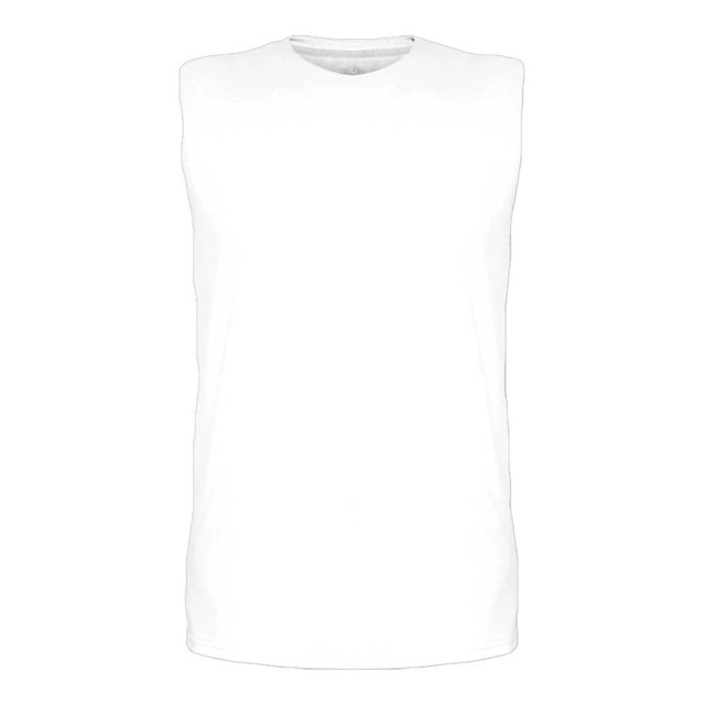 Playera Fruit Of The Loom para Hombre, sin Mangas Blanco Talla M