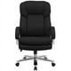 Scranton & Co Grande et Haute Chaise de Bureau en Tissu Pivotant en Noir – image 4 sur 4