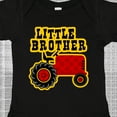 thumbnail image 4 of Inktastic Red Tractor Little Brother Boys Baby Bodysuit, 4 of 5
