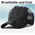 thumbnail image 4 of Deeper large size Quick Drying Camouflage Baseball Caps Big  bead  Mesh  Dad Hat Men Plus Size 65cm Adjustable Snapback Caps, 4 of 7