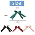 thumbnail image 3 of Hair Clips Barrettes For Women Bowknot Big Hair Bow With Long Brocade Tassel Ribbon Hair Clips Claw Spring Bow Hairpin Handmade Hair Accessories1, 3 of 5