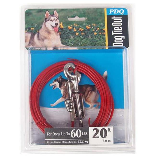 Boss Pet Q3520 SPG 99 20' Large Dog Cable TieOut