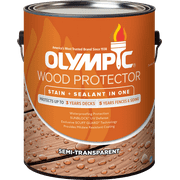 Olympic Wood Protector 1 gal. Cedar Semi-Transparent Exterior Stain plus Sealer in One