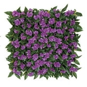 20 in. Polyblend Flowering Impatiens Mat, Purple
