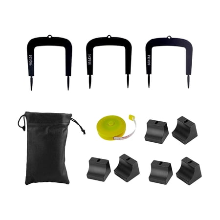 3x Golf Putting Gates Putter Goal Golf Training Equipment for Putt Alignment & Control Metal Putter Gates Golf Accessories Practice Supplies