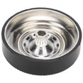 thumbnail image 1 of RC Rubber Tire,  4 PCS Rubber RC Car Tire, Black RC Trucks for WPL D12 A type, 1 of 7