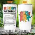 thumbnail image 2 of Coffee Best Women Mothers Funny Cups Ever Mother Day Insulated For Tumblers Handle, Mama Bear Gifts, Tumbler 20 Oz With Lid And Straw, Mama Bear Mom Nutrition Facts, 2 of 6