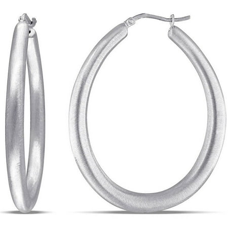 Italian Sterling Silver Hoop Earrings