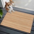 thumbnail image 3 of 2x3 Ft Entryway Area Rug, Brown Wood Grain Kitchen Rug Runner Washable Floor Mat, Retro Western Farmhouse Wooden Board Non Slip Indoor Door Mat Throw Carpet for Bathroom Living Room Bedroom, 3 of 8