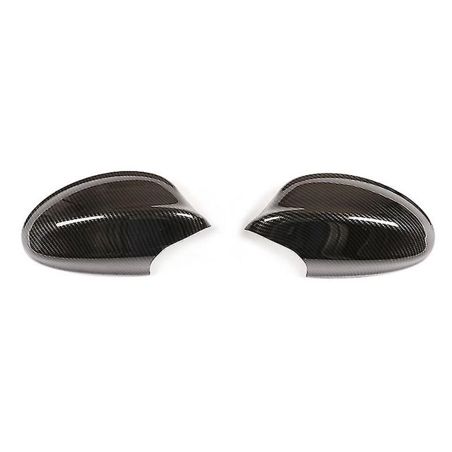 Pegatinas de cubierta de tapa de vista de puerta lateral de coche de fibra para-