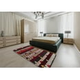 thumbnail image 4 of Ahgly Company Indoor Square Abstract Dark Almond Brown Oriental Area Rugs, 6' Square, 4 of 6