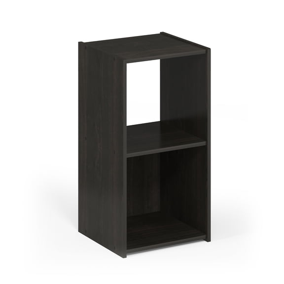 Furinno PELLI CUBIC Storage Cabinet in 2x1 in Espresso