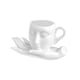 thumbnail image 2 of Taza de cara humana 3D, juego de Taza y platillo de té artístico de mesa de 260ml, tazas de té de la leche, taza de café de cerámica para té, bebida, Blanco mayimx Taza de café, 2 of 9